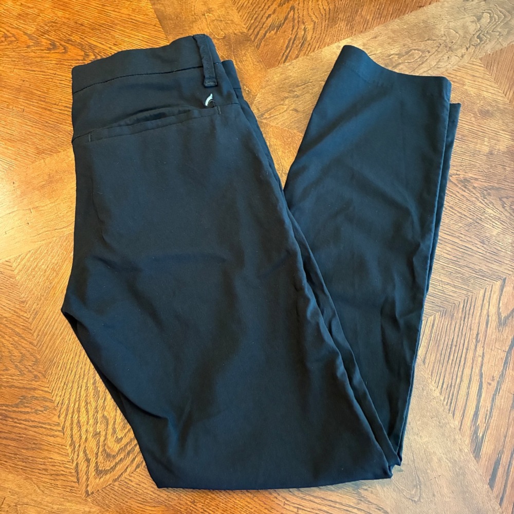Tailor Vintage Canaan Slim Fit Pants Mens 30x30 Black Comfort Stretch Chino Tech